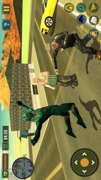 Panther Superhero Crime City Rescue Battleground游戲截圖4