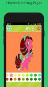 Horses Coloring Pages Book游戲截圖2