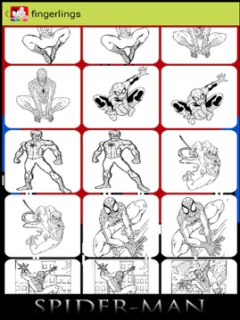Coloring Spider-man : spiderMan games free游戲截圖2
