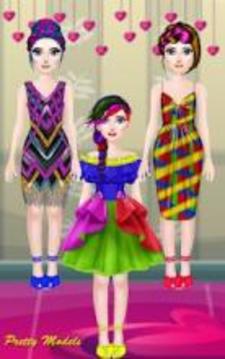 Beauty Salon Candy Makeup: Rainbow Theme游戲截圖1