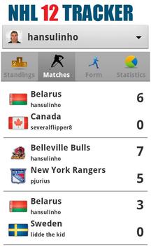 NHL 12 Tracker游戲截圖2