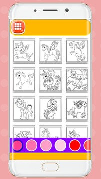 Unicorn Coloring Mandala book 2018游戲截圖1