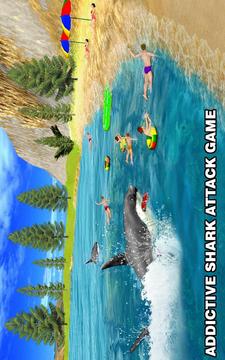 Hungry Blue Whale Shark Attack: Shark Attack Games游戲截圖2