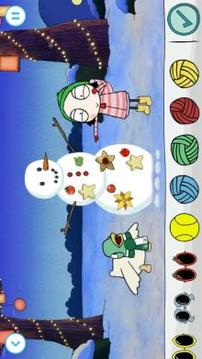 Sarah & Duck: Build a Snowman游戲截圖3