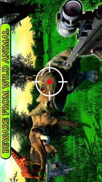 野生动物狩猎 - 边境野生动物园射击游戏截图2