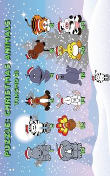 Puzzle: Christmas animals HD游戲截圖1