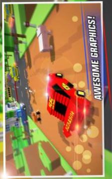 Crossy Brakes - Blocky Driving Game游戲截圖1