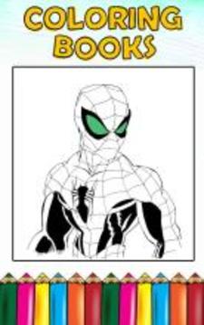 How To Color Spider-Man (Spider Games)游戲截圖5