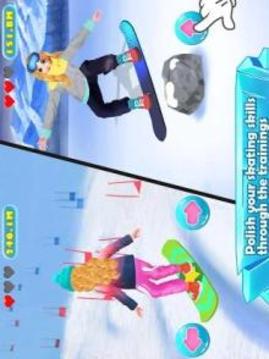 Ski Girl Superstar: Perfect 10 ? Winter Snowboard游戲截圖3