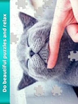 * Cat Jigsaw Puzzles - Free Puzzle Games游戲截圖3