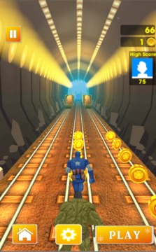 Subway Captain Run 3: Endless Surfing Adventure游戲截圖3