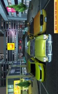 City Taxi Driver Pick Up the Passenger in Highway游戲截圖4