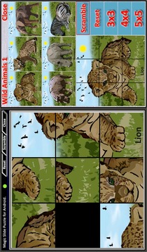Magic Slide Puzzle W.Animals 1游戲截圖1