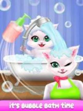 Cat Mom Care Newborn baby cute kitty simulator游戲截圖3