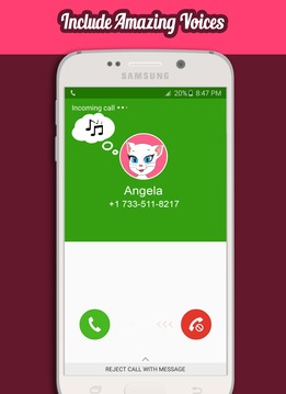 Call From Talking Angela游戲截圖4