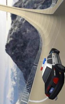 Police mega ramp car jump driving stunt game游戲截圖4