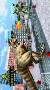 US Army Robot Gorilla Rampage – Gorilla Attack 3D游戲截圖3