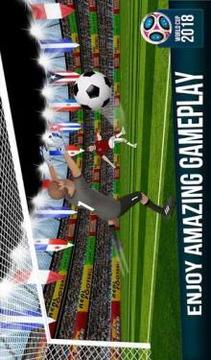 FreeKick World Football Cup 2018 - Top Soccer Game游戲截圖2