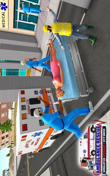 Ambulance Rescue Simulator – Emergency City Drive游戲截圖2
