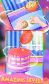 Ice Cream Cones Cake - Cooking Game *游戲截圖3
