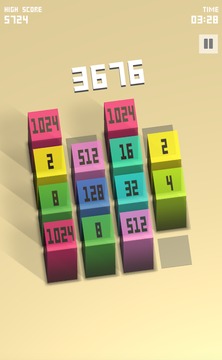 Jelly Cube 2048游戲截圖2