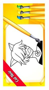 Coloring Book for Ladybug and Chat Noir run游戲截圖2