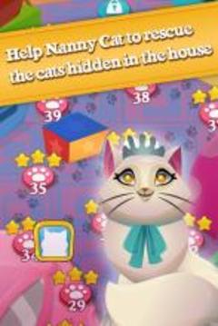 Cute Cats Match 4游戲截圖3