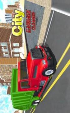 City Garbage Cleaner Truck Sim: Urban Trash Truck游戲截圖5