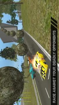 Rolling Ball Car Stunts and Extreme race游戲截圖1