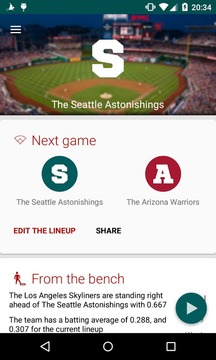 Baseball Star Fantasy游戲截圖1