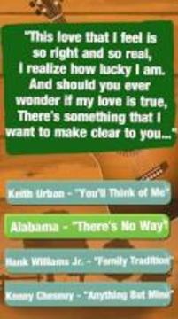 Guess The Lyrics - Country Music Quiz游戲截圖5