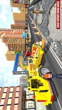City Road Construction Sim 2018游戲截圖2