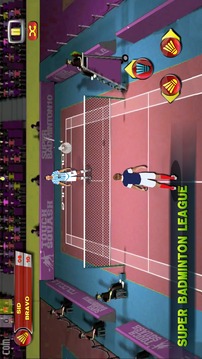 BSL Badminton Super League - HQ Badminton Game游戲截圖2