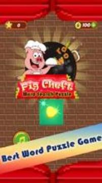 Pig Chef : new Word Search Puzzle Cookies Game游戲截圖2
