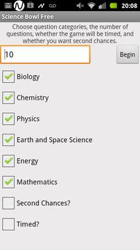 Science Bowl Quiz Free游戲截圖2