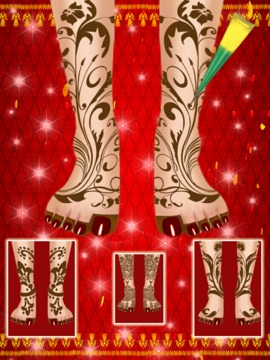 Indian Bride Makeover Salon And HandArt游戲截圖3