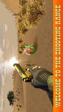Watermelon Shooter - Shooting Range Master游戲截圖1