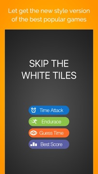 Skip the white tiles游戲截圖1