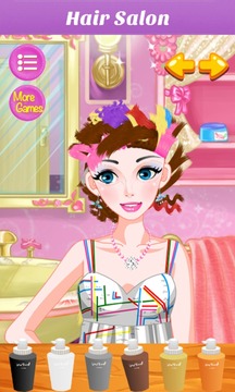 Sweet Princess Hair Salon游戏截图4