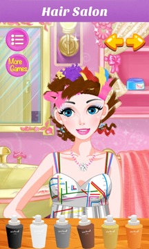 Sweet Princess Hair Salon游戲截圖4