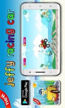 Jeffy Racing Car The Puppet游戲截圖3