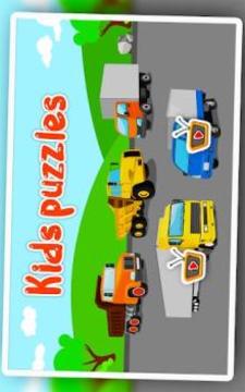 Kids Puzzles – Trucks游戲截圖5