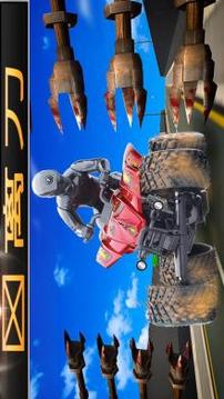 四 自行車 特技 賽車： ATV 極端 挑戰(zhàn)游戲截圖1