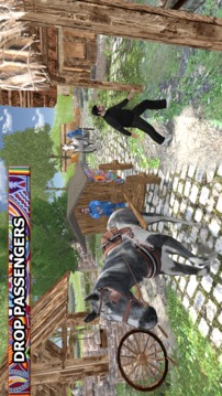Wild Horse Carriage Transport游戲截圖1