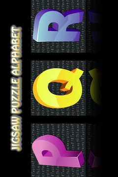 Jigsaw Puzzle Alphabet 3D游戲截圖1