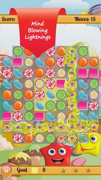 Candy jewels Stars游戲截圖1