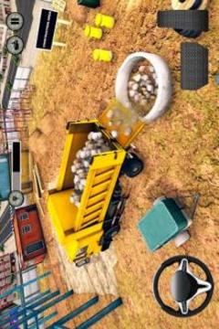 Mega City Road Construction- Excavator Simulator游戲截圖2