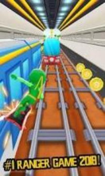 Subway Racing Ranger 2018 City Runner游戲截圖3