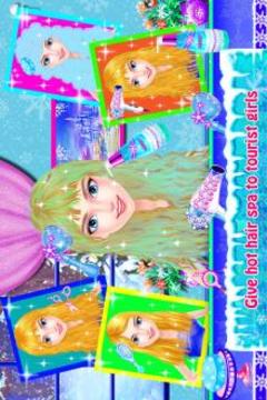 Winter Dressup And Hairdo - Snowman Salon游戲截圖2