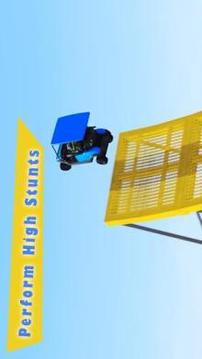 Superheroes Golf Car Offside Stunts游戲截圖4